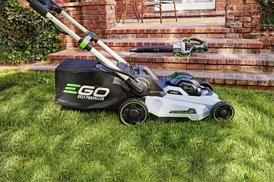 lawn mowing machine