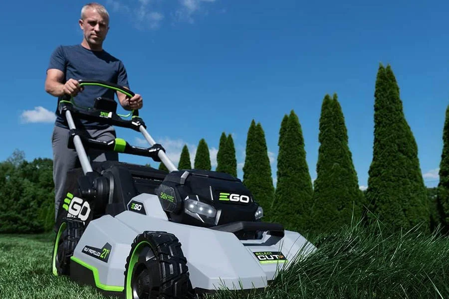 electric battery lawn mowers