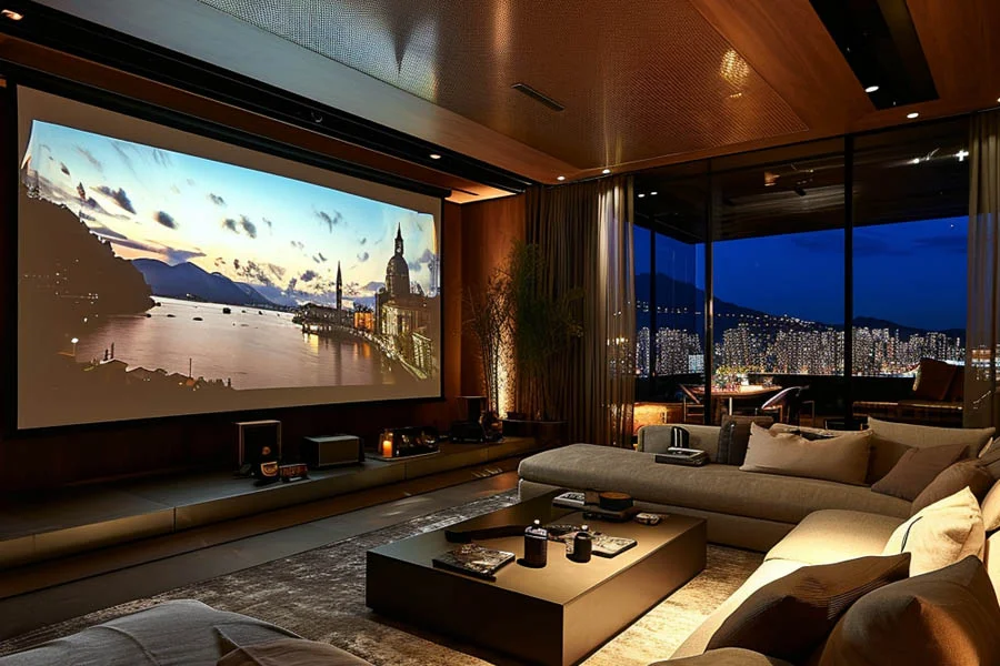 movie theater in home